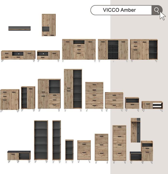 Produktbild Vicco Amber (80 x 38 x 100 cm)