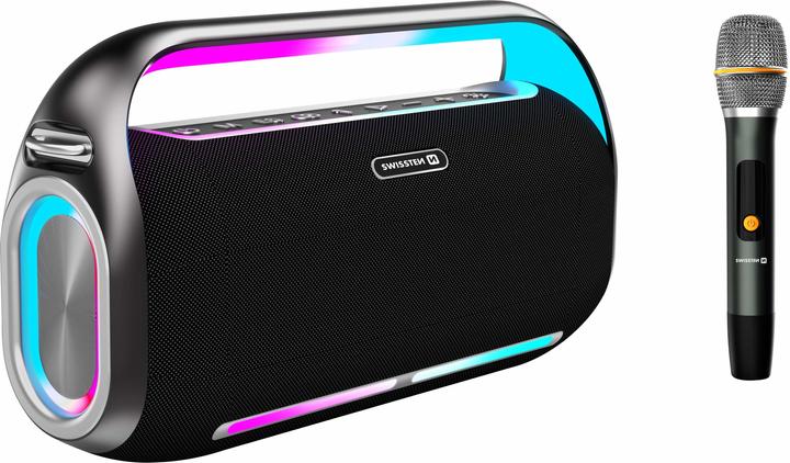 Swissten Bluetooth Speaker Harmony 200W Black (13 h, USB power delivery)