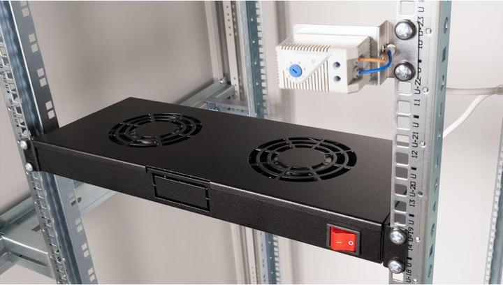 Image du produit Roline Unité de ventilation de toit 19 pouces 2 ventilateurs