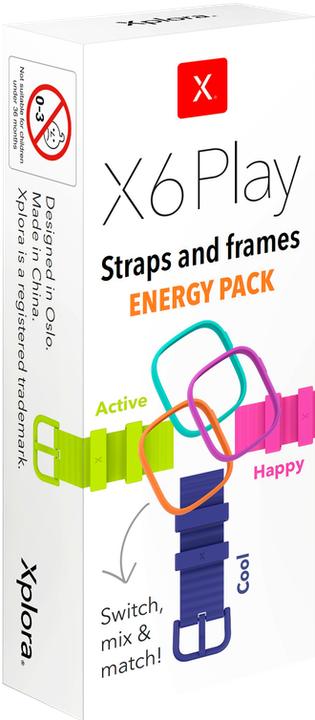 Produktbild Xplora X6 Play - Blau (Europe Free Sim) inkl. Straps and Frames (42.40 mm, 4G)