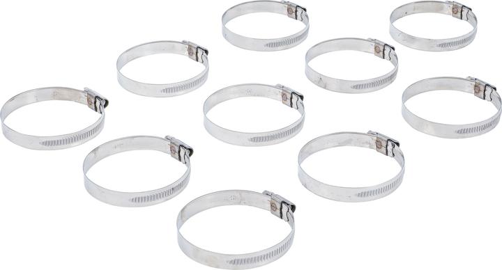 Produktbild BGS Schlauchklemmen rostfrei 50 x 70 mm 10-tlg. (Schlauchschelle)