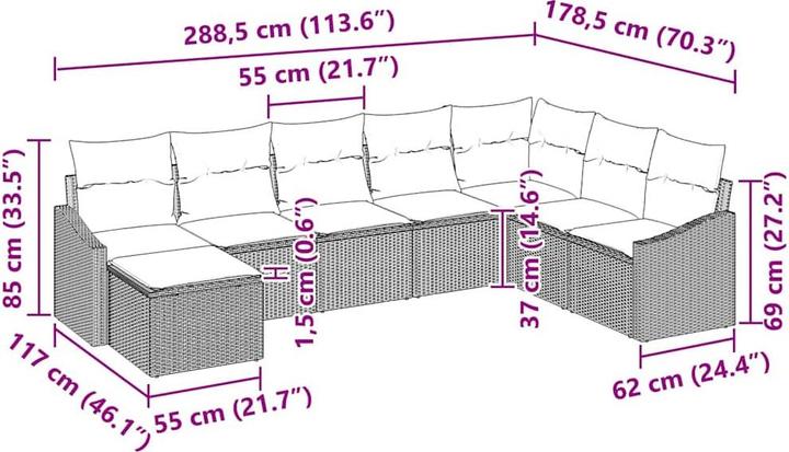 Produktbild vidaXL Lexi