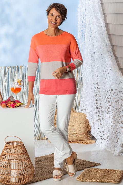 Produktbild Barbara Lebek Lebek Damen Streifenpullover (38)