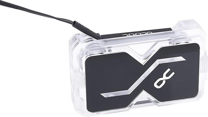 Immagine prodotto Alphacool Connettore GPX SLI doppio - Plexi - RGB indirizzabile - 3 spazi PCI-E