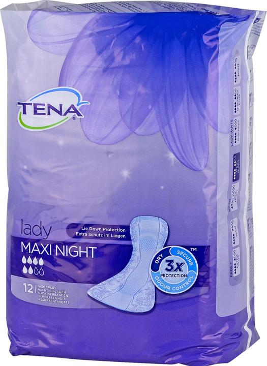 Actual product image Tena Lady insoles for bladder incontinence (12 x, Large)