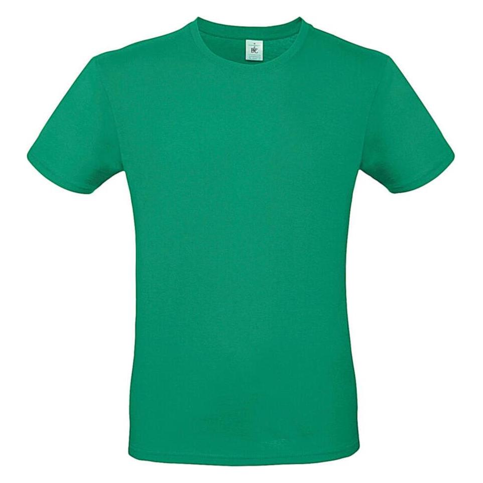 B&C, Unisex, Shirts, E150, Grün, Grau, (S)