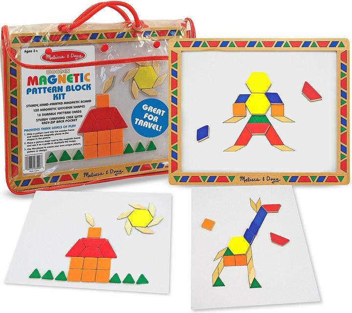 Actual product image Melissa & Doug Magnetic Pattern Block