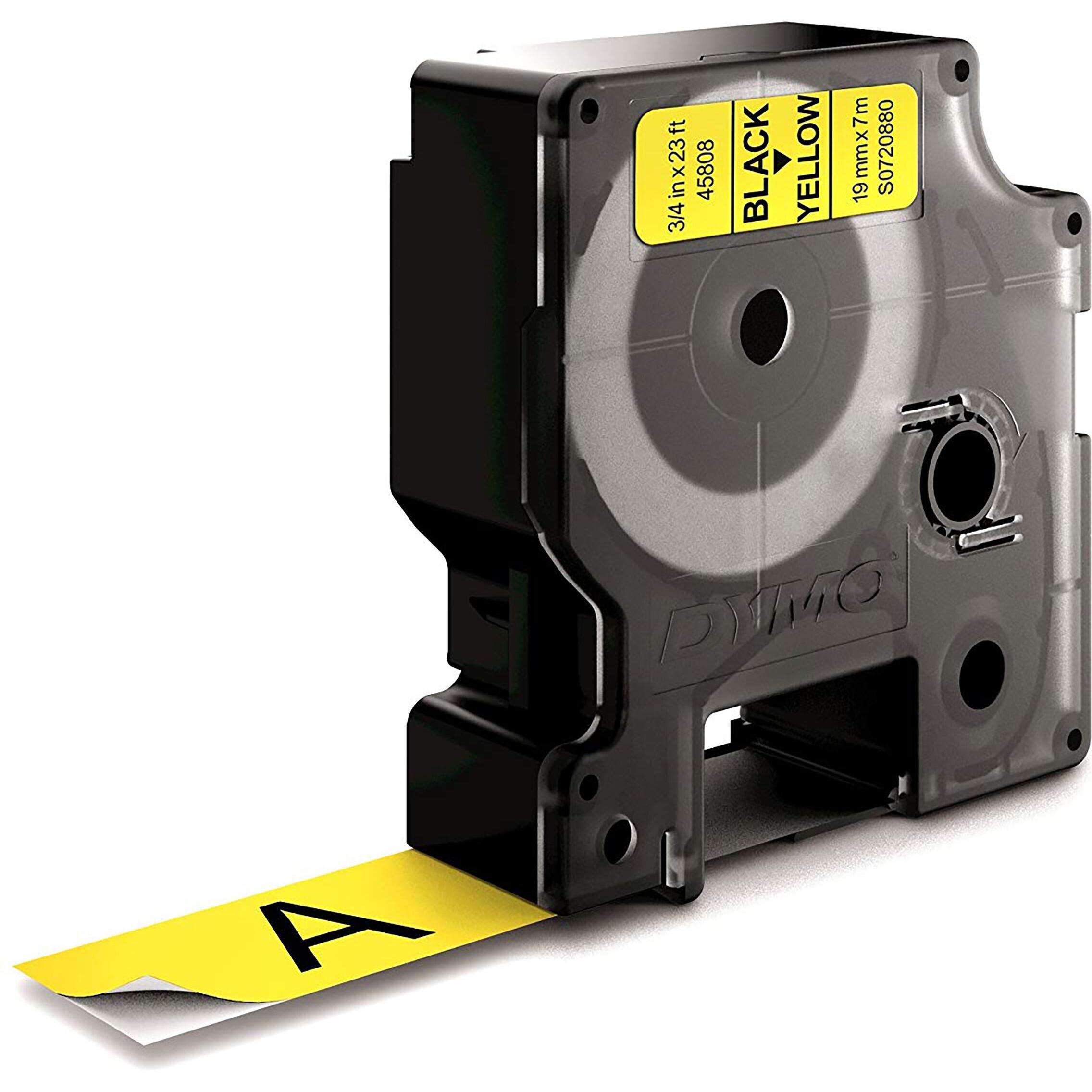 Dymo, Beschriftungsband, S0720880 Standardband (1.90 cm, Gelb)