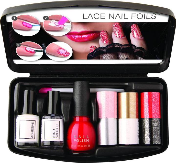 Rio Lace Nails (NLAC) Nail Care Kit (Red)