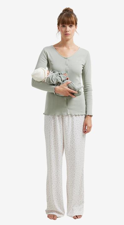 Produktbild Vertbaudet Schlafanzug für Schwangerschaft und Stillzeit, Shirt & Hose