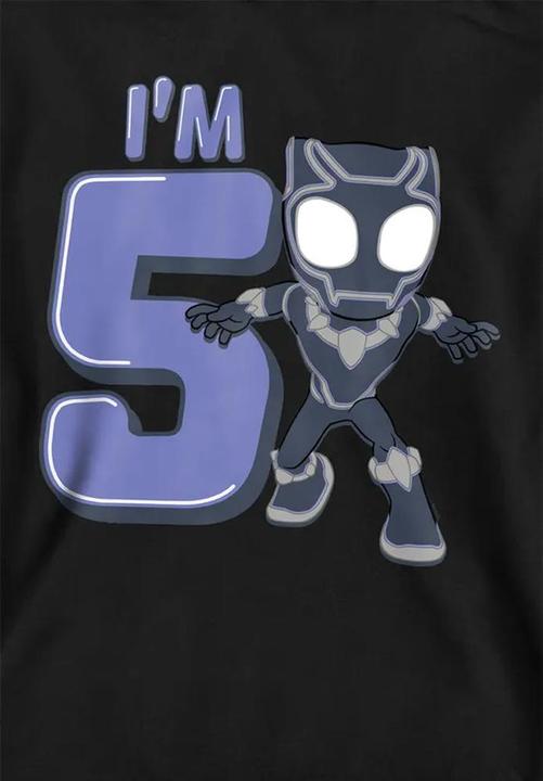 Produktbild Black Kapuzenpullover 5. Geburtstag (128)