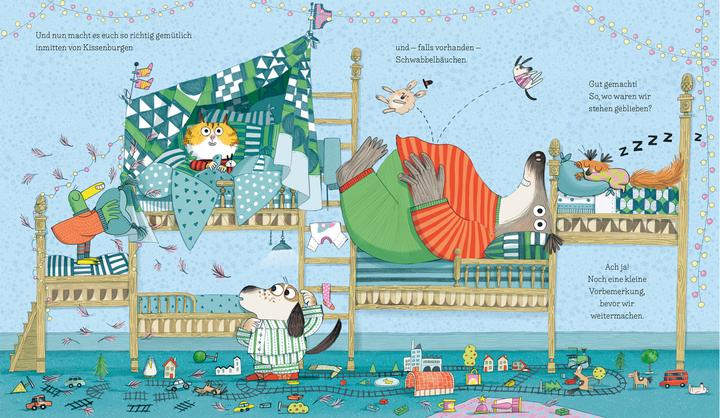 Actual product image Die allerkürzeste Gutenachtgeschichte der Welt (German, Kate Hindley, Louise Fitzgerald, Mathias Jeshke, 2024)