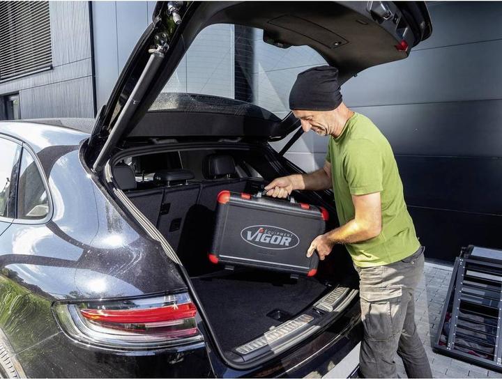 Productafbeelding Vigor Gereedschapskist V4 incl. gereedschap, sleutelmaat 3 - 32 mm, 95 onderdelen (95 onderdelen)