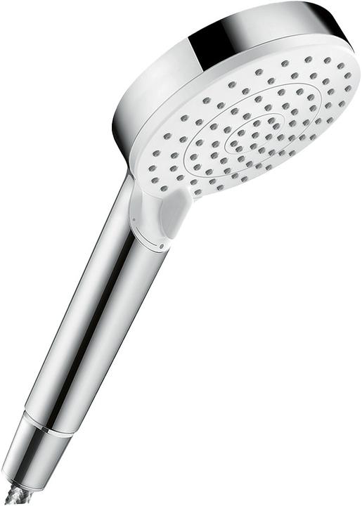 Actual product image hansgrohe HG Handbrause CROMETTA VARIO DN 15 EcoSm Version 9 l/min weiss/chrom (2 Beam types, 9 l/min)