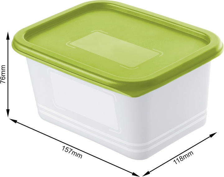 Actual product image Rotho Set of freezer tins DOMINO