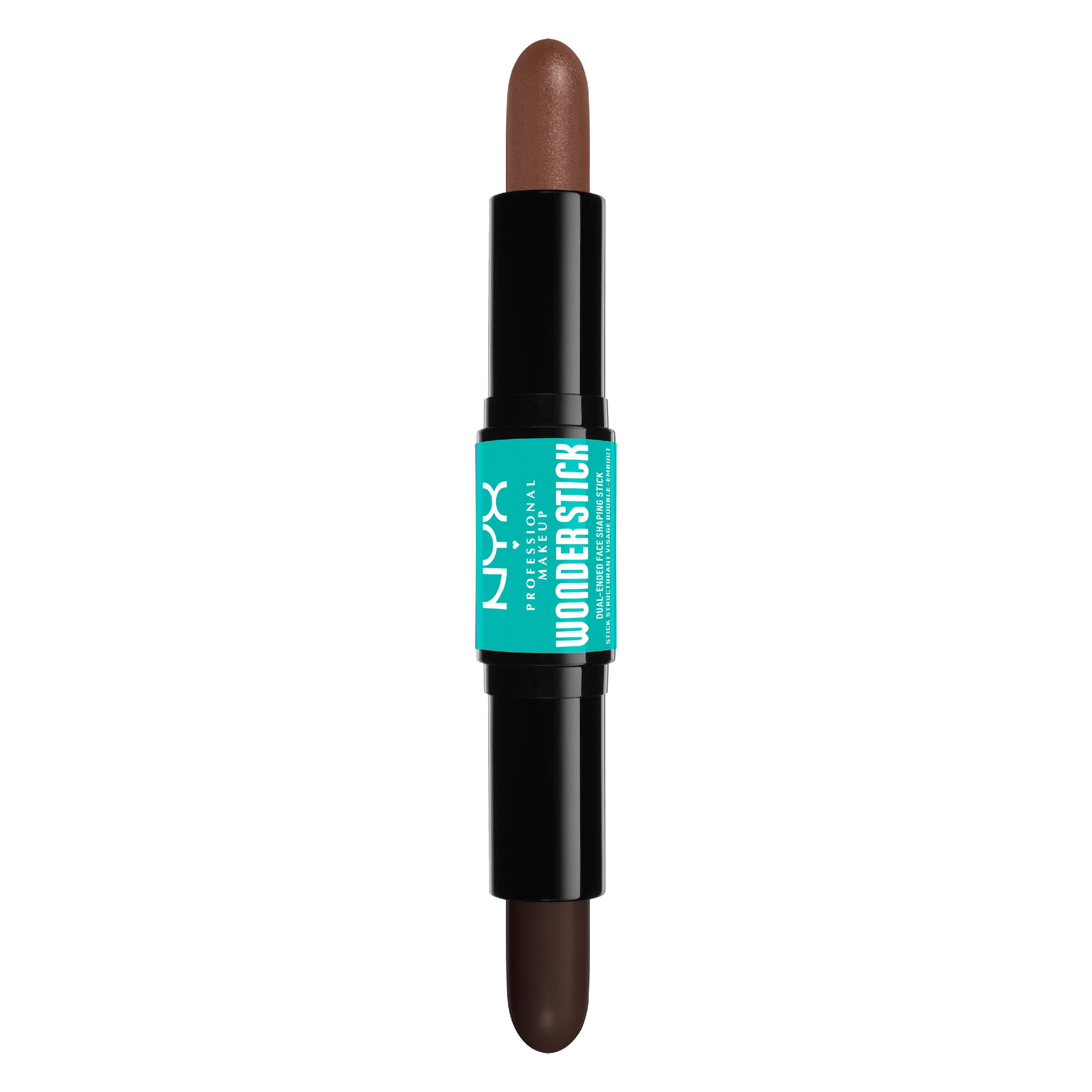 Nyx Professional Make-Up, Concealer, Nyx Professionele Make-up - Wonder Stick Dual-Ended Face Shaping Stick 08 Deep Rich (08 Diep Rijk)