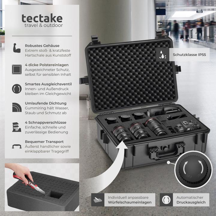 Produktbild tectake Fotokoffer (Fotokoffer, 35 l)