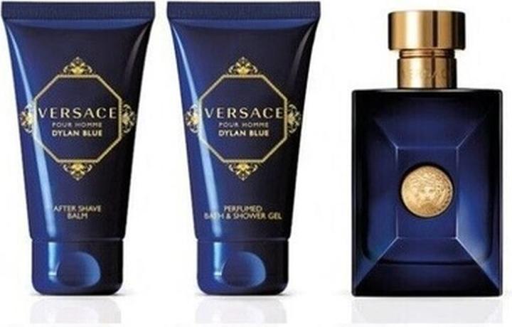 Produktbild Versace Dylan Blue Christmas 2023 Eau de Toilette 50 / Shower Gel / After Shave Balm (Parfum Set)