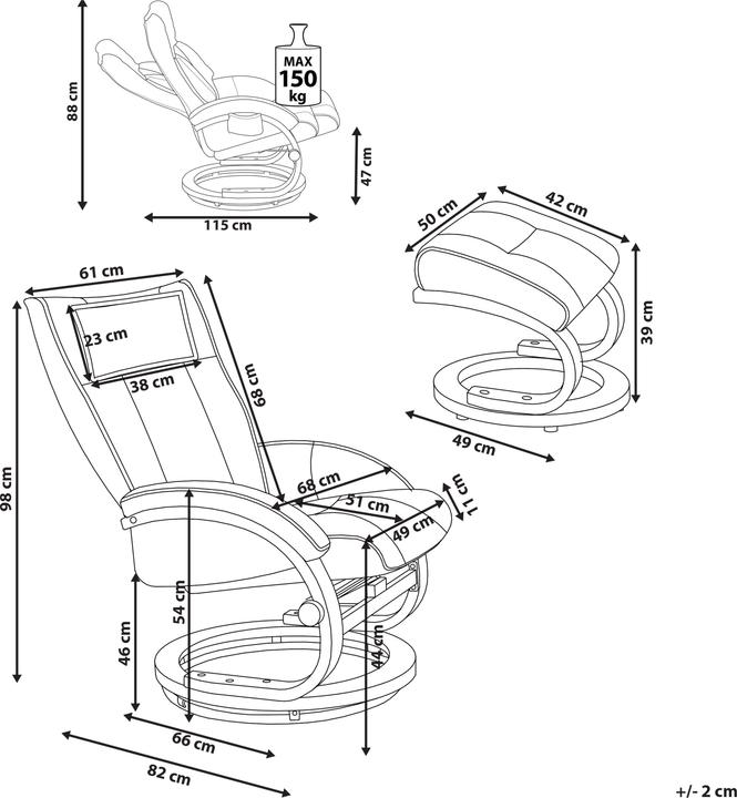 Produktbild Beliani Majestic