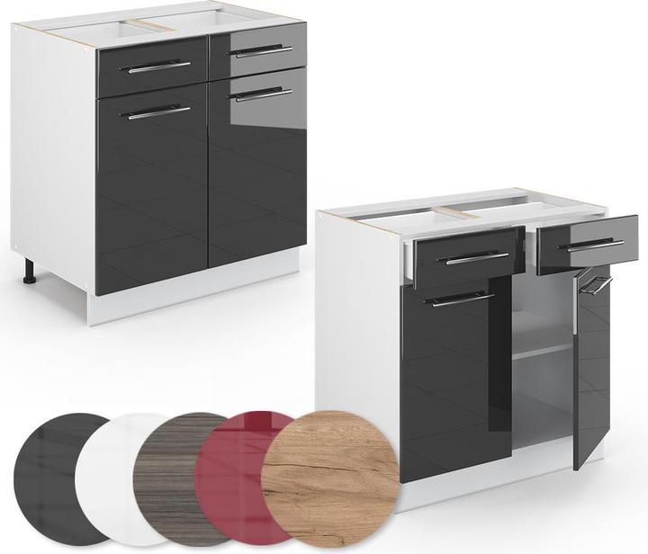 Produktbild Vicco Küchenschränke  Fame-Line (80 x 51.60 x 82 cm)