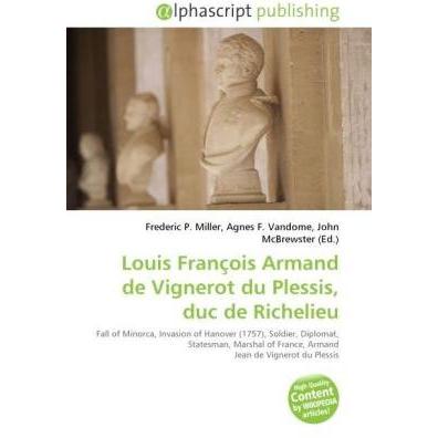 Louis François Armand de Vignerot du Plessis, duc de Richelieu, Fachbücher