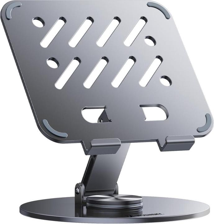 Image du produit Wozinsky WRS-DSY84SS 360° drehbarer Tablet-Ständer aus Aluminium, Grau