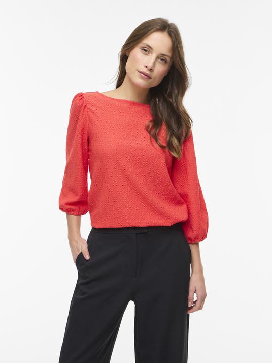 Immagine prodotto Vila VIFRIMA U-Boot-Ausschnitt Oberteil mit 3/4-Ärmeln (M)