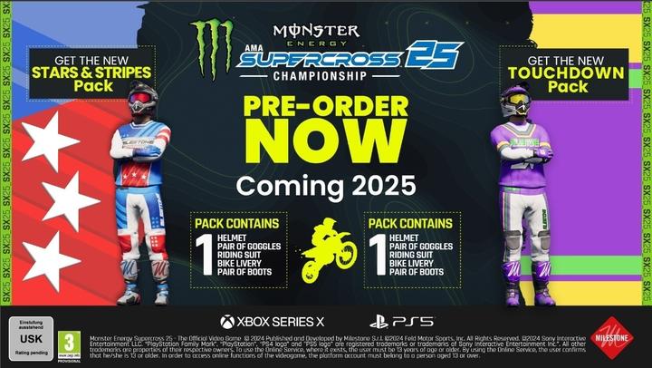 Image du produit Milestone Monster Energy Supercross 25 - Le jeu vidéo officiel D1 (PS5, DE)