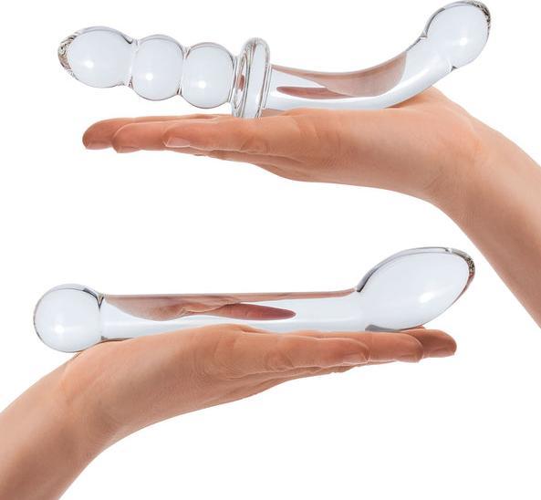 Produktbild Gläs G-Spot Pleasure Glass Dildo Set 2 pcs