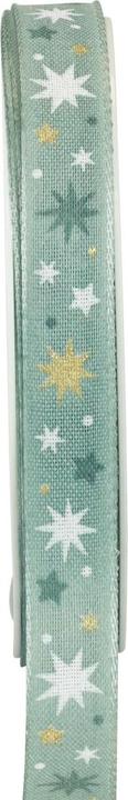 Produktbild Viana Dekoratives Schleifenband mit Sternmuster für kreative Weihnachtsdekoration