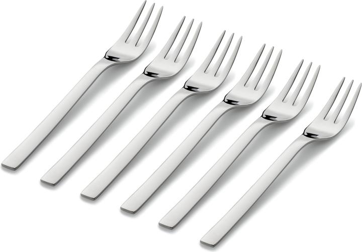 Produktbild WMF Kuchengabel Gabel Dessertgabel Essbesteck 6 Stück Nuova Edelstahl 18/10 (6 Stück, Gabel)