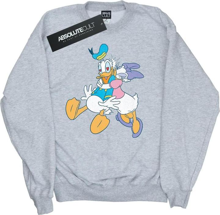 Produktbild Disney Donald And Daisy Duck Kiss Sweatshirt Mädchen (152, 158)