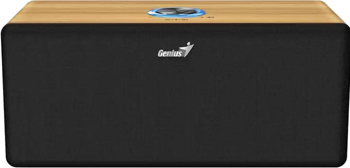 Actual product image Genius SP-HF505BT Bluetooth-Lautsprecher hellbraunes Holz