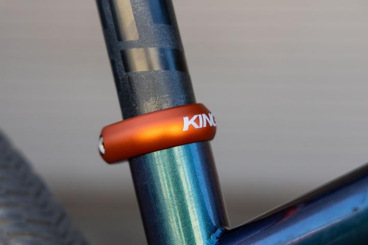 Actual product image Chris King Seatpost Collar, 31.8mm, matte mango