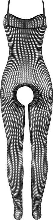 Produktbild Subblime 951726 Schwarzer Elastischer Netz-Bodystocking Mit Schrittfreiem Unterteil Eine Grã–Sse (One Size)