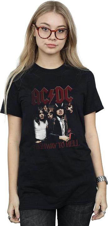 Produktbild AC/DC Highway To Hell Baumwolle Boyfriend TShirt (S)