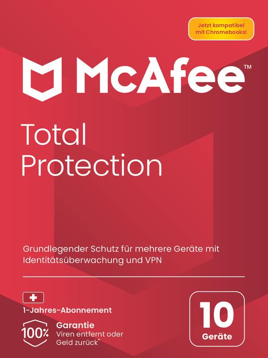 Actual product image McAfee Total Protection with Safe Connect Premium (10 User, 12 months)