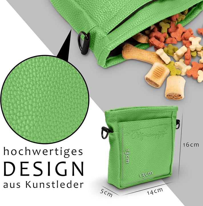 Actual product image Ostfriesenpfoten Leckerlibeutel Frieda mit Einhandmagnetverschluss (M, Agility, Upbringing)