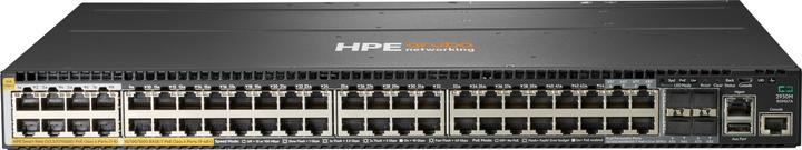 Actual product image HPE E Aruba Switch 1 Slot, PoE, Layer 3, 10 Chassis Backplane Stacking, Static, RI (36 Ports)