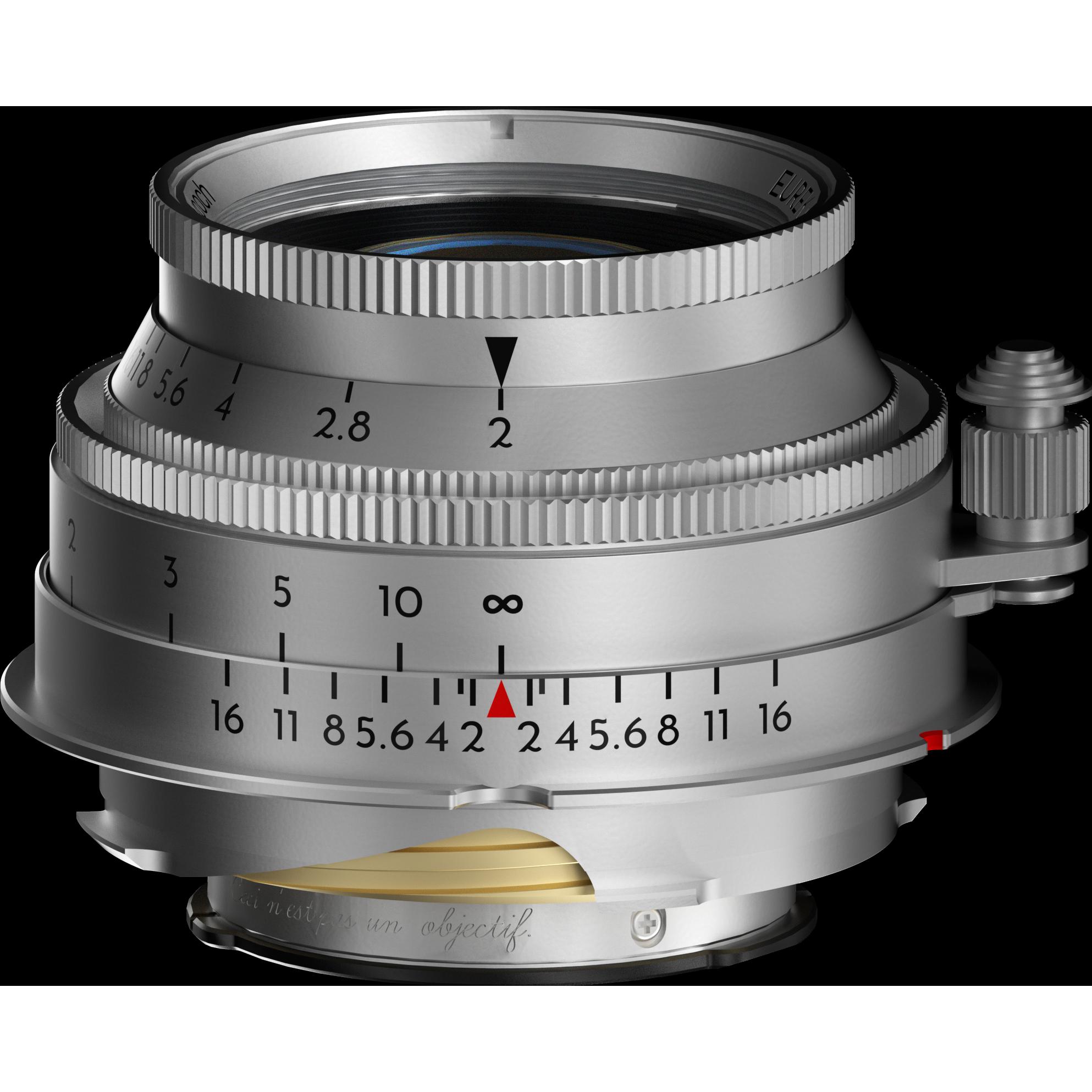 Thypoch Eureka 50mm f2 M mount (Leica M), Objektiv, Silber