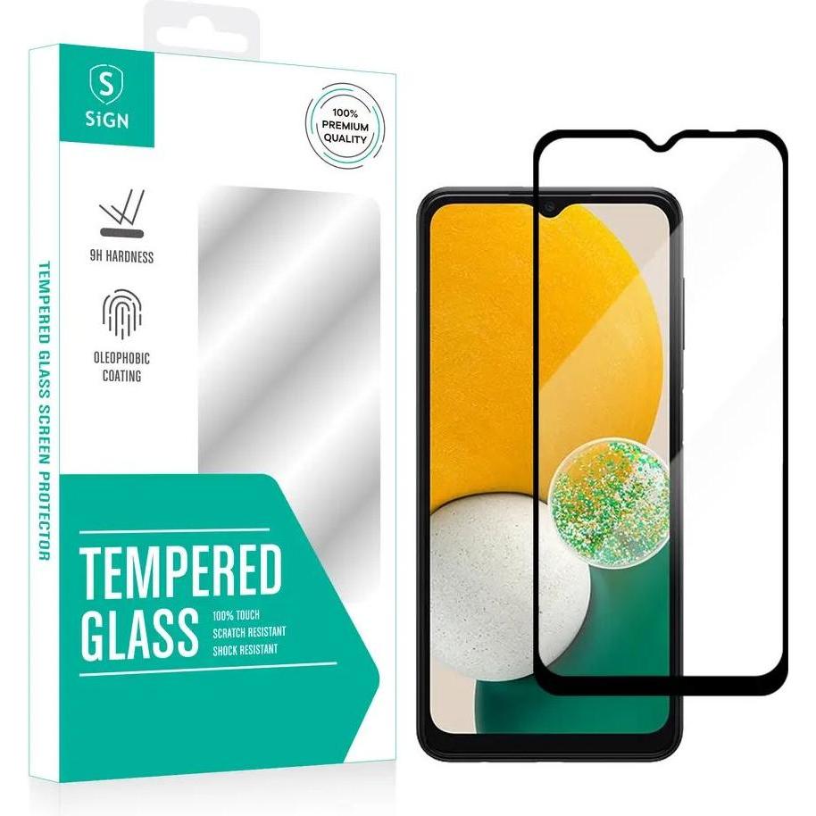 SIGN 2.5D Tempered Glass Screen Protector for Samsung Galaxy A14 5G (Samsung Galaxy A14 5G), Smartphone Schutzfolie