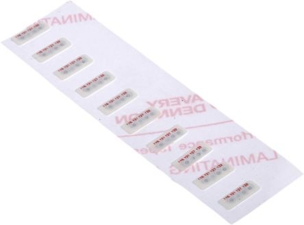 Actual product image Rs Pro Temperature sticker 93-154°C