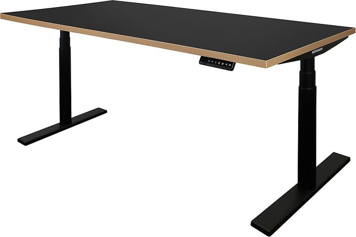 Produktbild Novigami Schreibtisch elektrisch höhenverstellbar Josi | 10er Set | BxT 1600 x 800 mm | Gestell Schwarz | Sch
