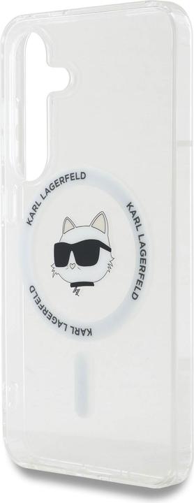 Image du produit Karl Lagerfeld HC Magnetic IML Metal Choupette Head case for Samsung Galaxy S25 Plus white (Samsung Galaxy S25+)