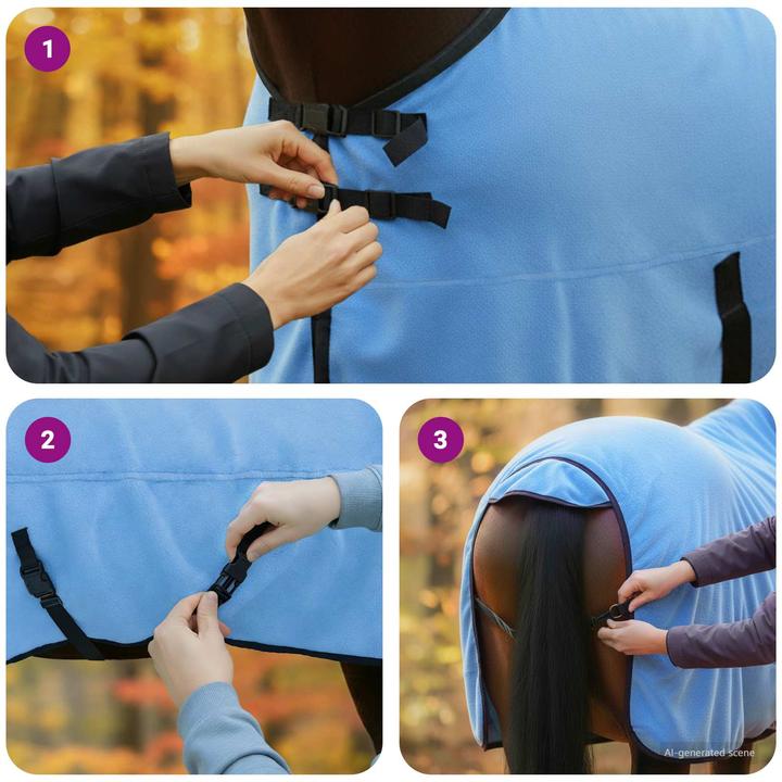 Produktbild vidaXL Polyester-Decke (125 cm)