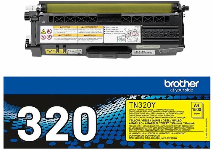 Actual product image Brother Tn-320y (Y)