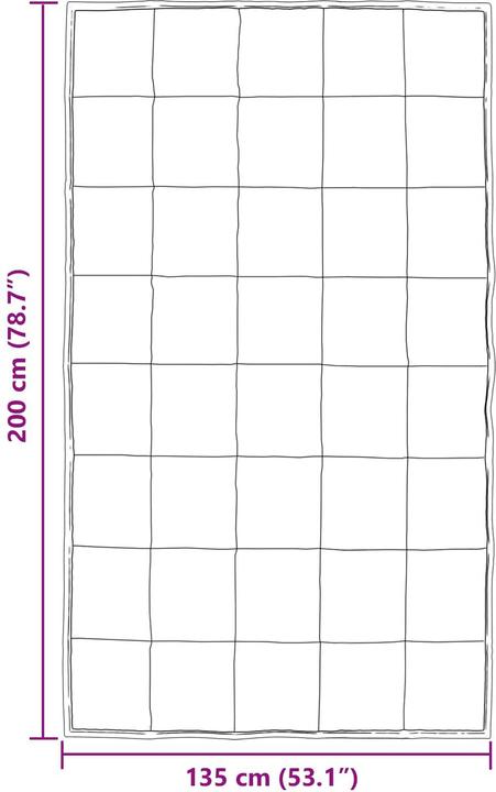 Produktbild vidaXL Sommerdecke (200 x 135 cm)