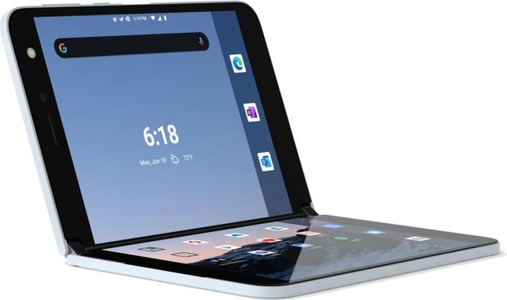 Produktbild Microsoft Surface Duo Qualcomm Snapdragon 855 5.6inch 6GB 128GB LTE Android 10 Projekt MSD (P) (128 GB, Glacier, 5.60", Dual SIM)