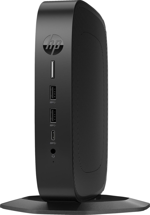 Actual product image HP Elite t655 Thin Client, AMD Embedded Ryzen R2314 SSD PCIe, Win10 IoT (AMD Ryzen Embedded R2314, 8 GB, 64 GB, AMD Radeon Graphics)