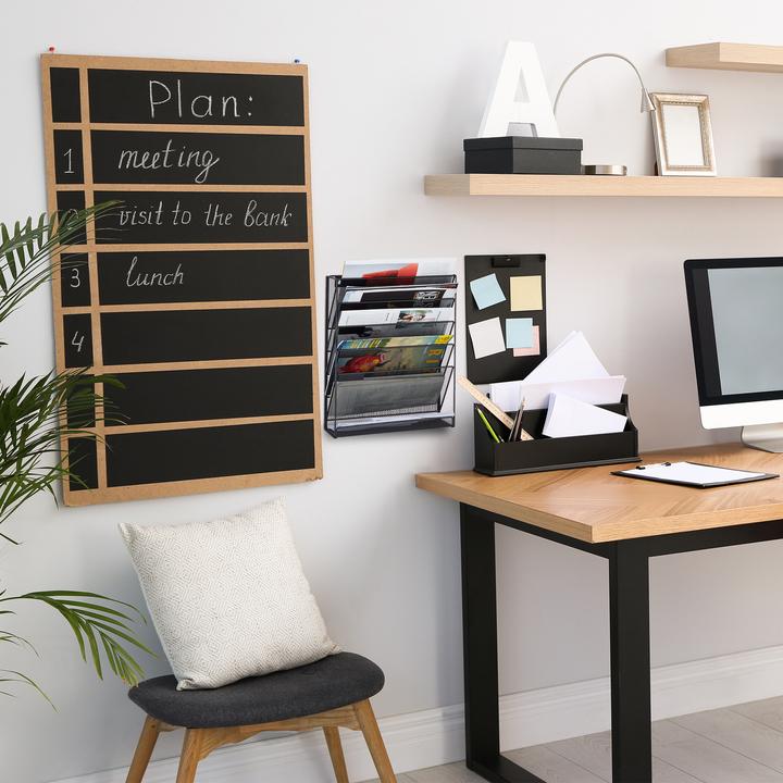 Actual product image Relaxdays Wall Magazine Rack (32.5 x 10.5 x 40.5 cm)